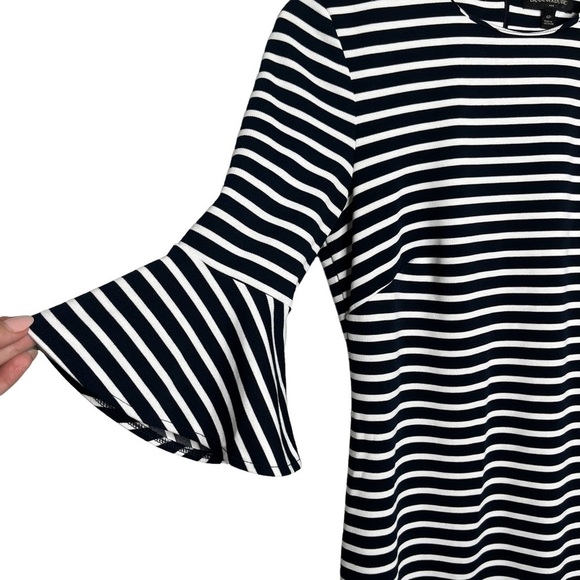 Banana Republic Knit Striped Shift Dress Sz 6P - Picture 5 of 8